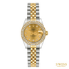 Rolex Lady-Datejust 26 Yellow Rolesor Champagne Diamond Dial