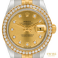 Rolex Lady-Datejust 26 Yellow Rolesor Champagne Diamond Dial