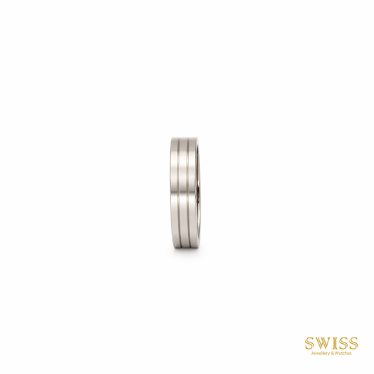 Cartier Vendôme 18K White Gold Wedding Band Ring