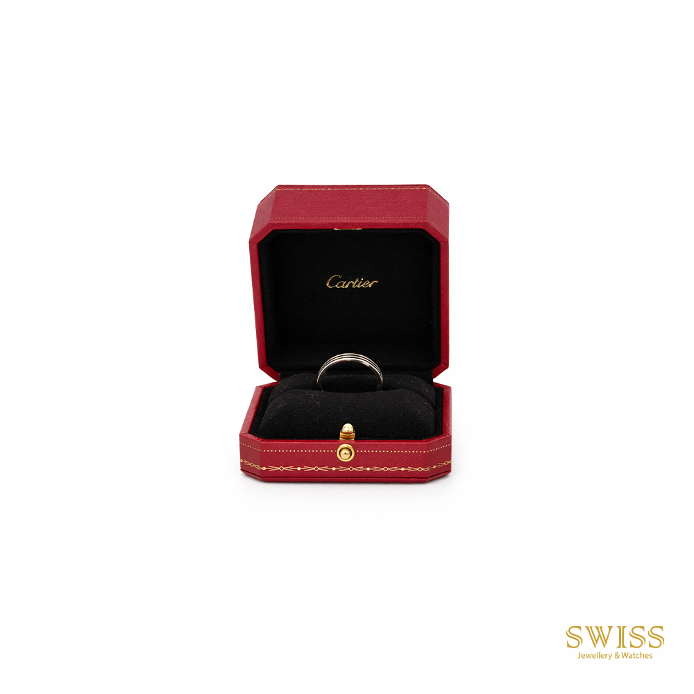 Cartier Vendôme 18K White Gold Wedding Band Ring