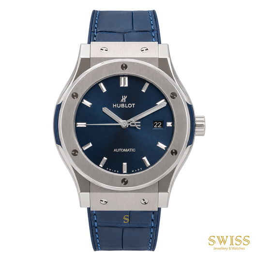Hublot Classic Fusion Titanium Blue