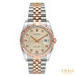 Rolex Datejust 36 Everose Rolesor Champagne Jubilee Dial Diamond Markers Watch