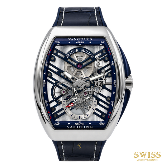 Franck Muller Vanguard Yachting Skeleton Blue Watch