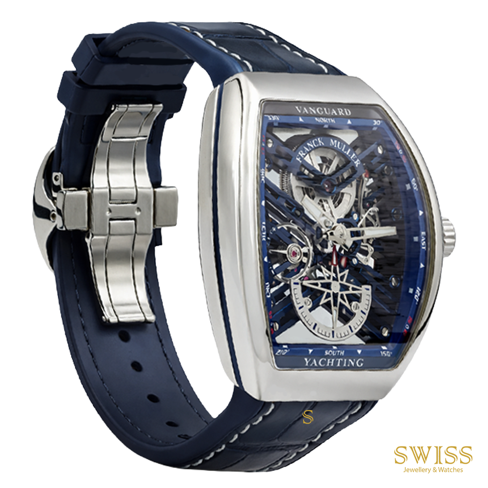 Franck Muller Vanguard Yachting Skeleton Blue Watch
