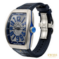 Franck Muller Vanguard Crazy Hours Titanium Blue Watch