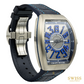 Franck Muller Vanguard Crazy Hours Titanium Blue Watch