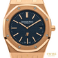 Audemars Piguet Royal Oak "Jumbo" Extra-Thin 18K Pink Gold Blue Dial
