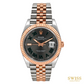 Datejust 41 Everose Rolesor Slate Grey Wimbledon Dial
