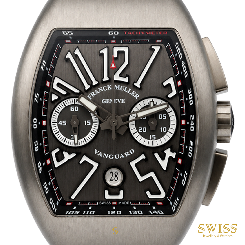 Franck Muller Vanguard Chronograph Titanium Brown Watch