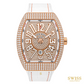 Franck Muller Vanguard Full Diamond Rose Gold Luxury Watch