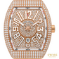 Franck Muller Vanguard Full Diamond Rose Gold Luxury Watch