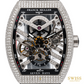 Franck Muller Vanguard Skeleton 7 Days Diamond Watch