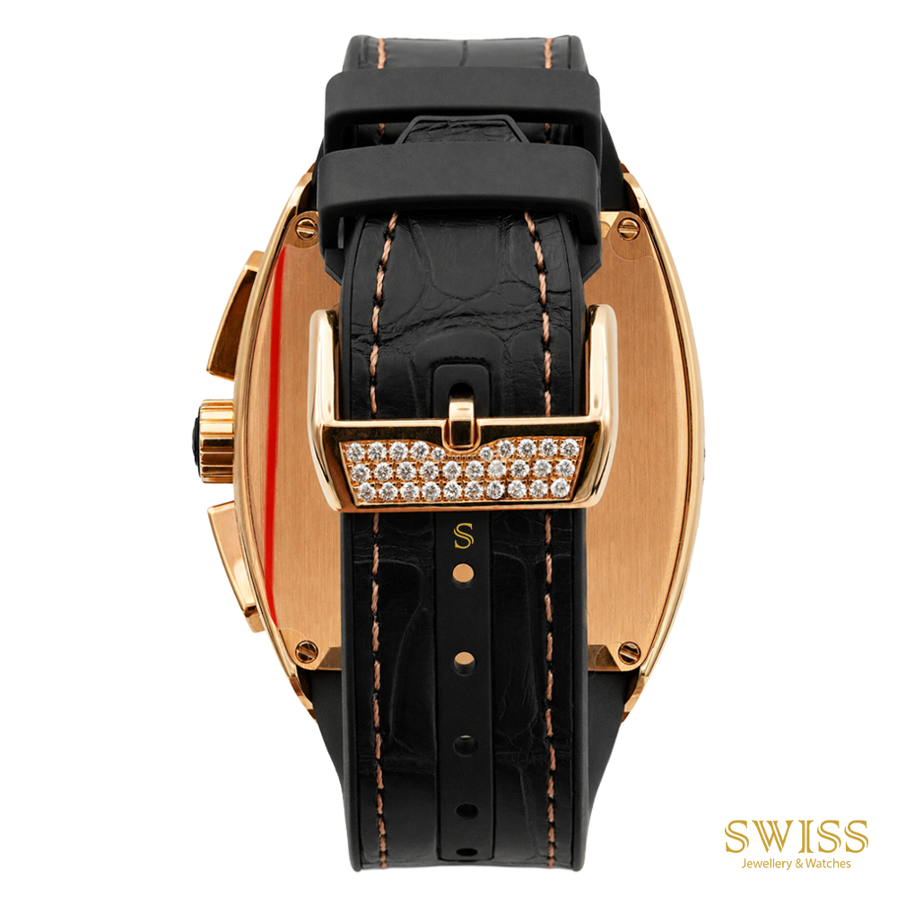 Franck Muller Vanguard Chronograph Diamond Rose Gold Watch