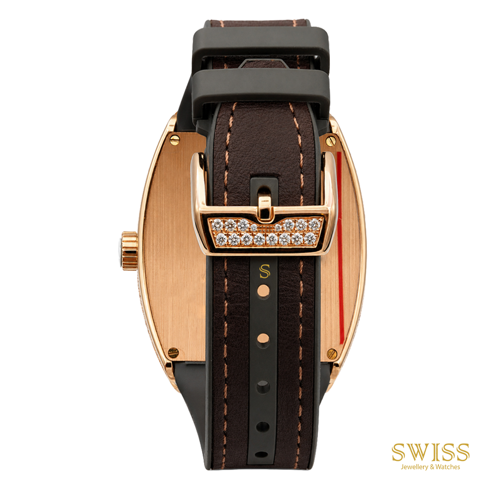 Franck Muller Vanguard Diamond Automatic Rose Gold Watch
