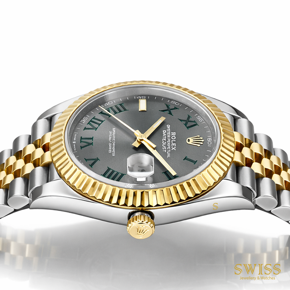 Rolex Datejust 41 Wimbledon Jubilee Gold Steel