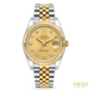 Rolex Datejust 36 Champagne Diamond Dial Watch