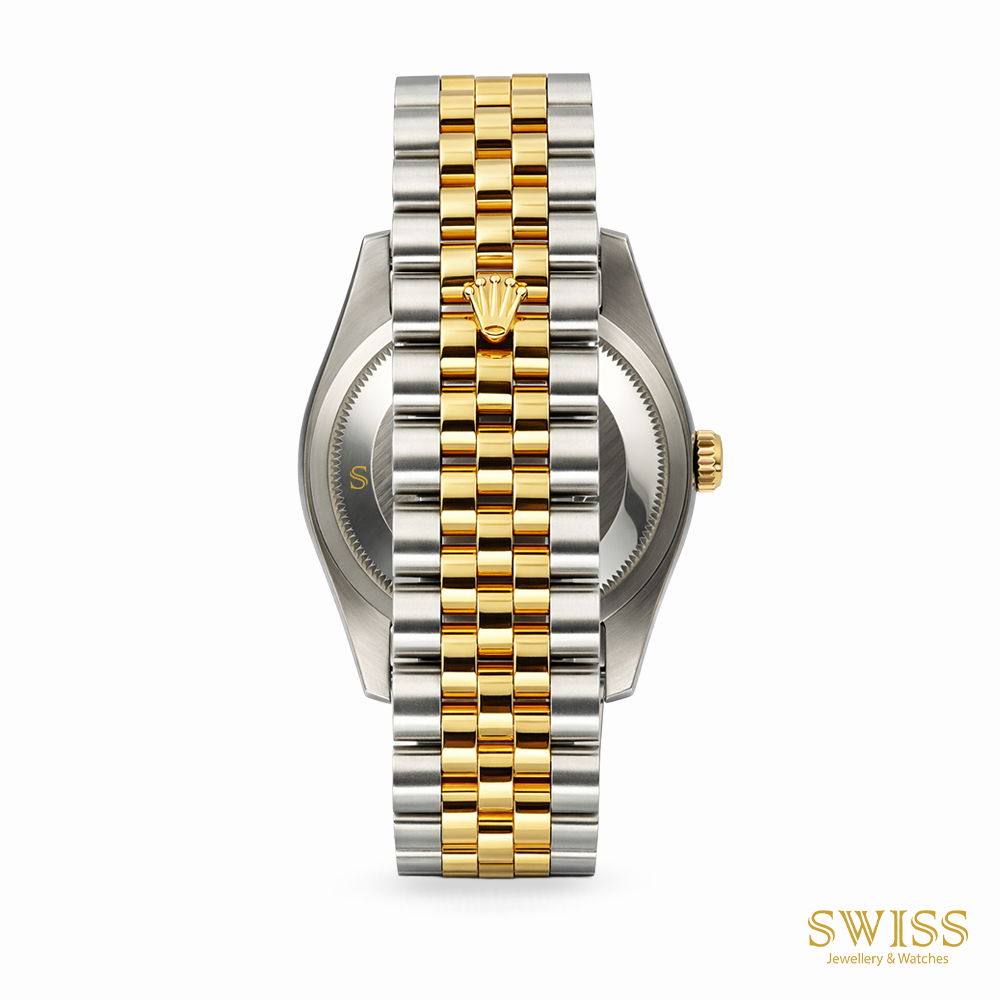 Rolex Datejust 36 Champagne Diamond Dial Watch