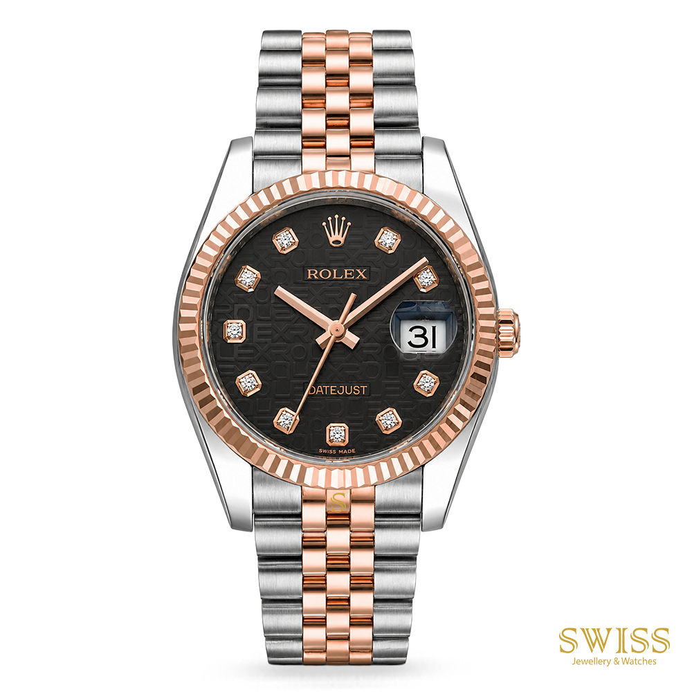 Rolex Datejust 36 Everose Diamond Dial Jubilee
