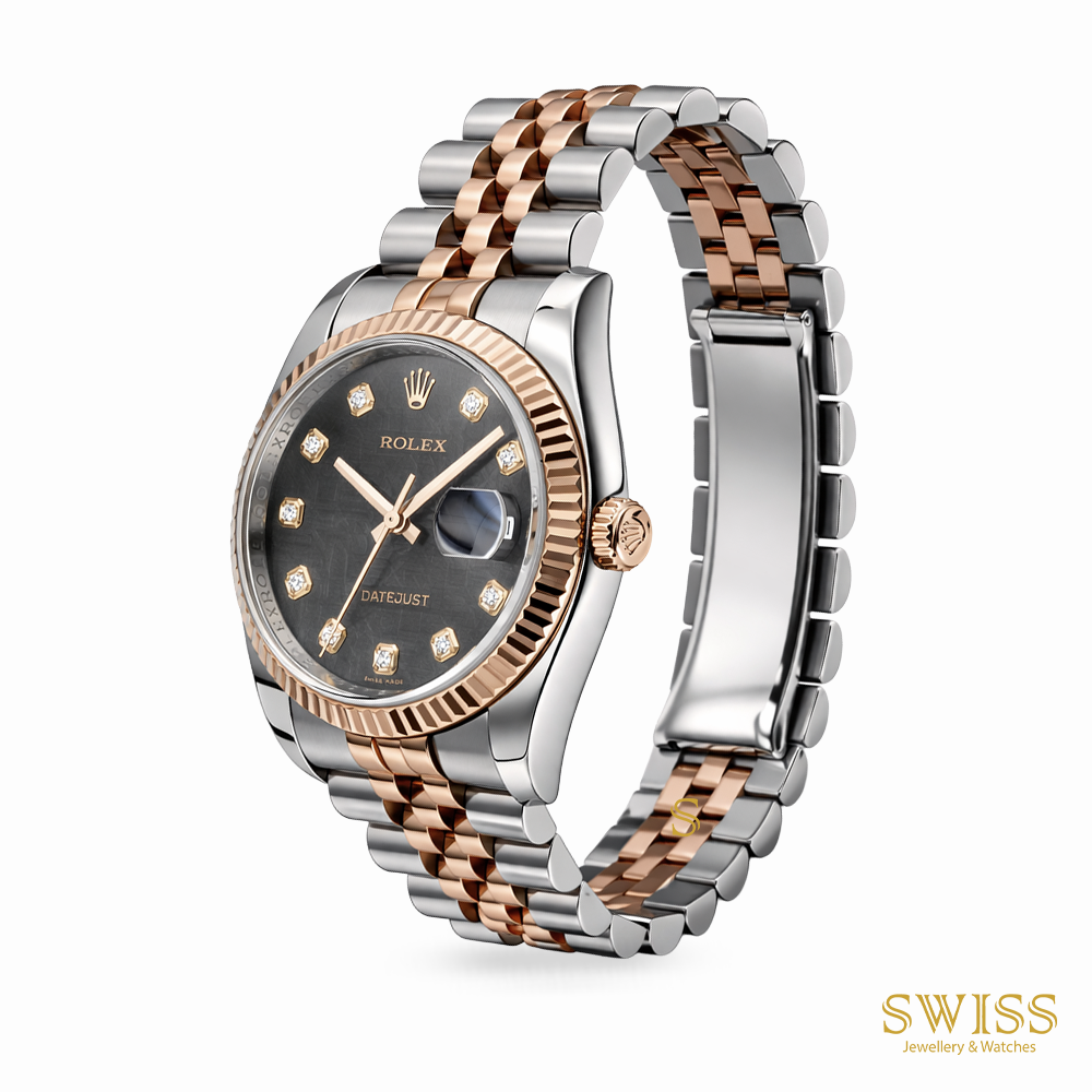 Rolex Datejust 36 Everose Diamond Dial Jubilee