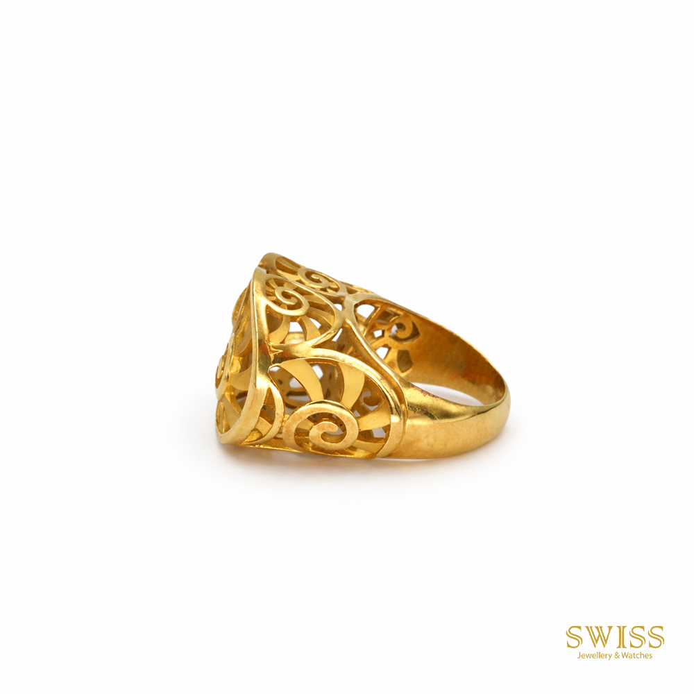 Carrera y Carrera Filigree Gold Dome Ring DA12350