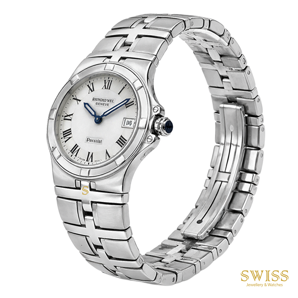Raymond Weil Parsifal White Dial Blue Hands Men's Watch