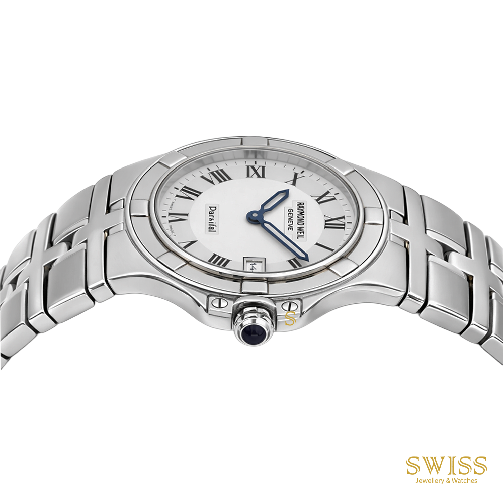 Raymond Weil Parsifal White Dial Blue Hands Men's Watch