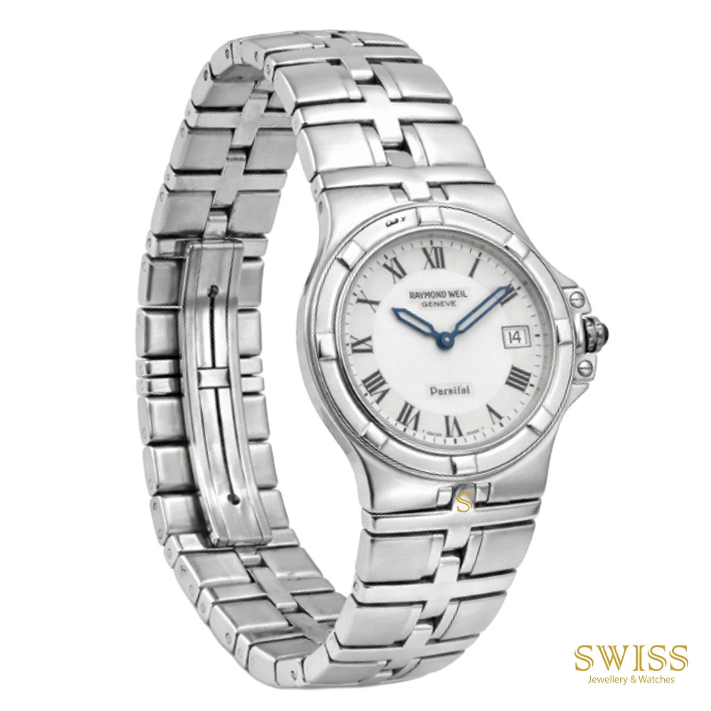 Raymond Weil Parsifal White Dial Blue Hands Men's Watch