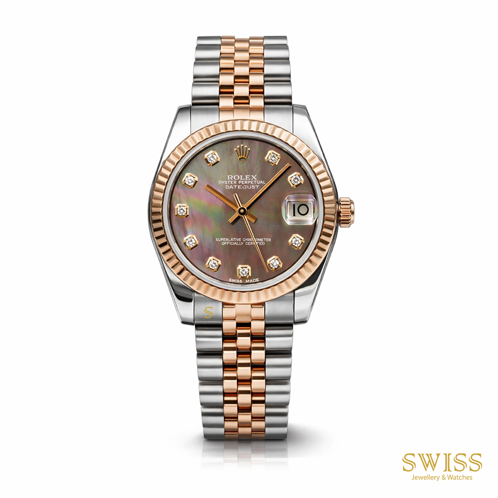Rolex Datejust 31 MOP Diamond Everose Jubilee