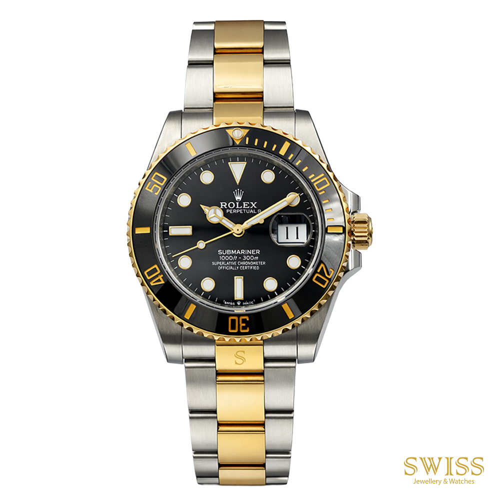 Rolex Submariner Date Steel Gold Black Dial