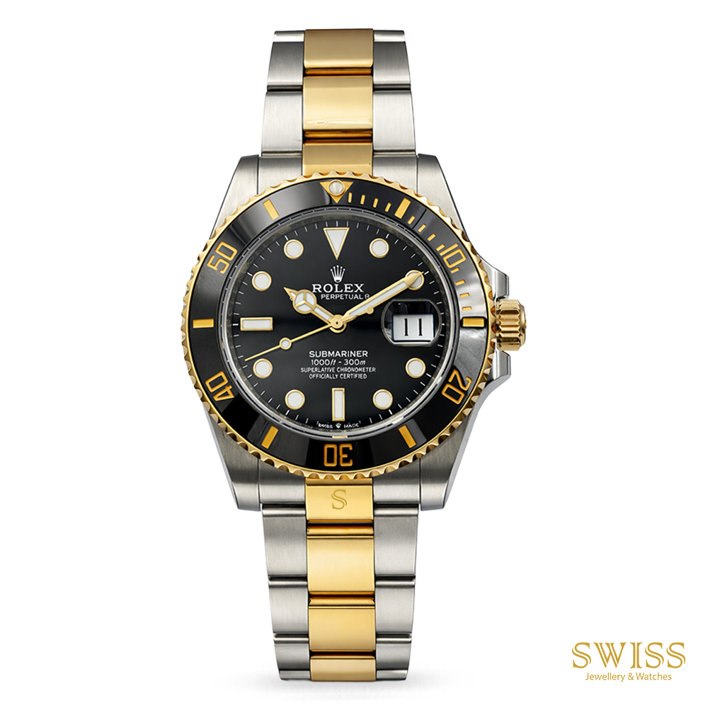 Rolex Submariner Date Steel Gold Black Dial