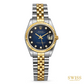 Rolex Lady Datejust Blue Diamond Dial Jubilee